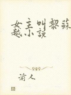 女主叫黎苏苏穿越小说