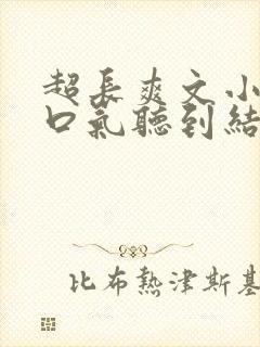 超长爽文小说一口气听到结局