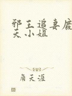 邪王追妻废材逆天小姐