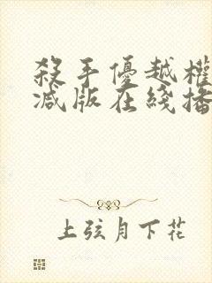 杀手优越权无删减版在线播放下载