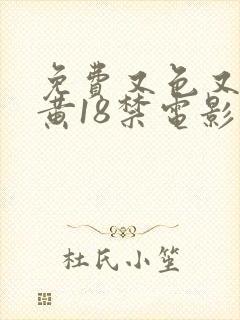 免费又色又爽又黄18禁电影