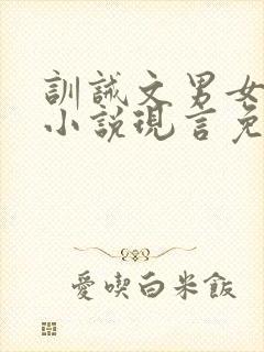 训诫文男女主的小说现言免费阅读