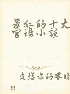 最红的十大重生官场小说封面