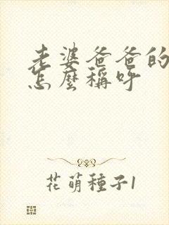 老婆爸爸的哥哥怎么称呼