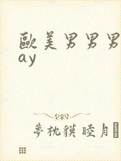 欧美男男男男gay