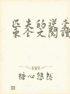 匹夫的逆袭刘汉东全文阅读无删减