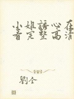 小姐诱心在线观看完整高清bd