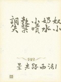 调教小奶奴高潮失禁喷水小说