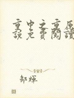 重中之重原著小说免费阅读