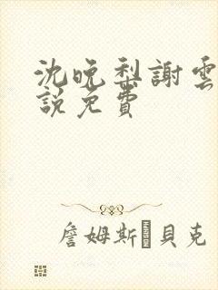 沈晚梨谢云迟小说免费封面