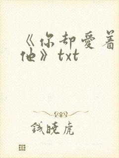 《你却爱着一个他》txt