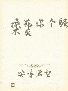 操死你个骚货爽不爽