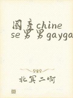 国产chinese男男gaygay网站xnxx