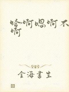 哈啊嗯啊不要嗯啊封面