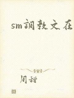 sm调教文在线