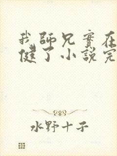 我师兄实在太稳健了小说完整精校版