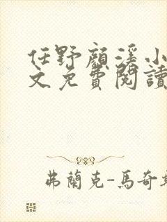 任野颜溪小说全文免费阅读