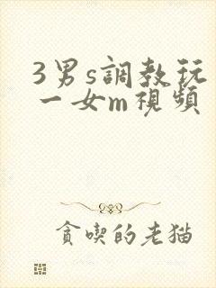 3男s调教玩弄一女m视频