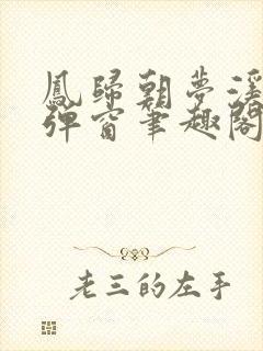 凤归朝梦溪石无弹窗笔趣阁