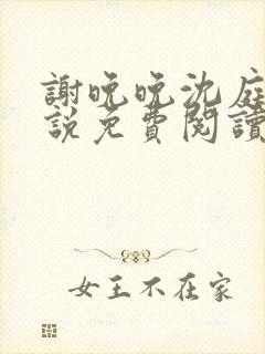 谢晚晚沈庭羽小说免费阅读最新章节