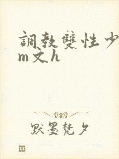 调教双性少年sm文h