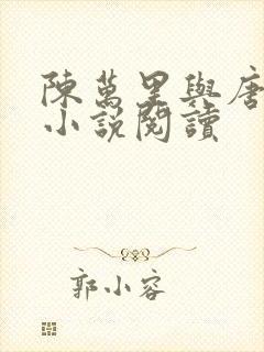 陈万里与唐嫣然小说阅读