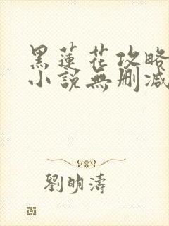 黑莲花攻略手册小说无删减全文免费阅读封面