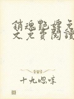 销魂艳婢免费全文免费阅读 小说在线阅读封面