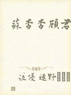 苏杳杳顾君亦封面