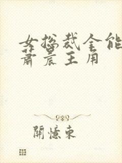 女总裁全能兵王萧晨主角