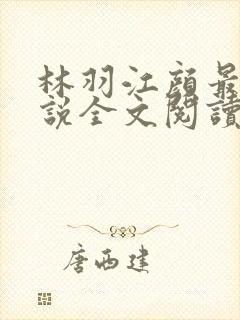 林羽江颜最新小说全文阅读