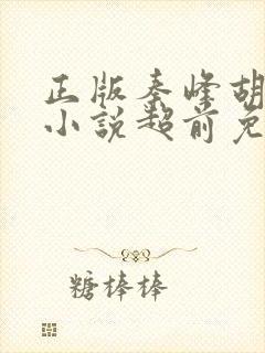 正版秦峰胡佳云小说超前免封面