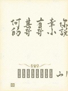 何其有幸你是我的哥哥小说免费阅读封面