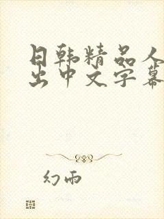 日韩精品人妻中出中文字幕