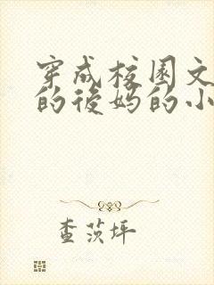 穿成校园文男主的后妈的小说