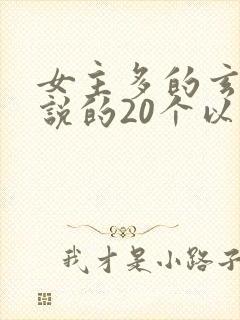 女主多的玄幻小说的20个以上封面