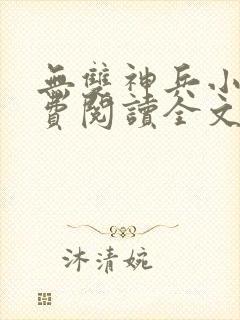 无双神兵小说免费阅读全文最新章节