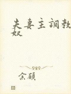 夫妻主调教夫妻奴封面