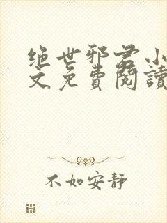 绝世邪君小说全文免费阅读