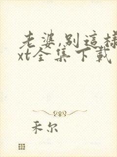 老婆,别这样txt全集下载 完整版