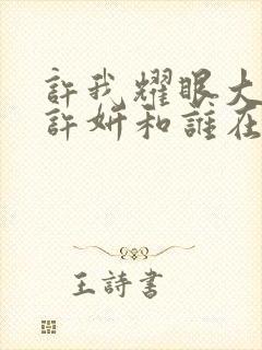 许我耀眼大结局许妍和谁在一起