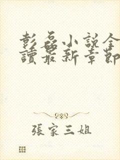 彭磊小说全文阅读最新章节更新时间封面