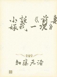 小说 《前妻再嫁我一次》