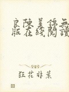 良陈美锦无删减版在线阅读