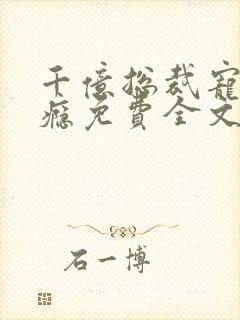 千亿总裁宠妻上瘾免费全文阅读封面