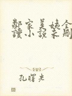 邻家美姨全文阅读小说未删减版