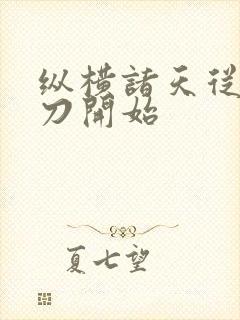 纵横诸天从绣春刀开始封面