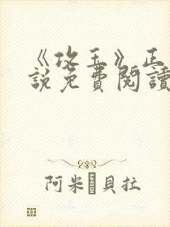 《攻玉》正版小说免费阅读封面