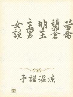 女主明兰若的小说男主苍乔封面