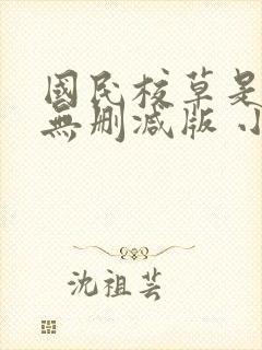 国民校草是女生无删减版 小说